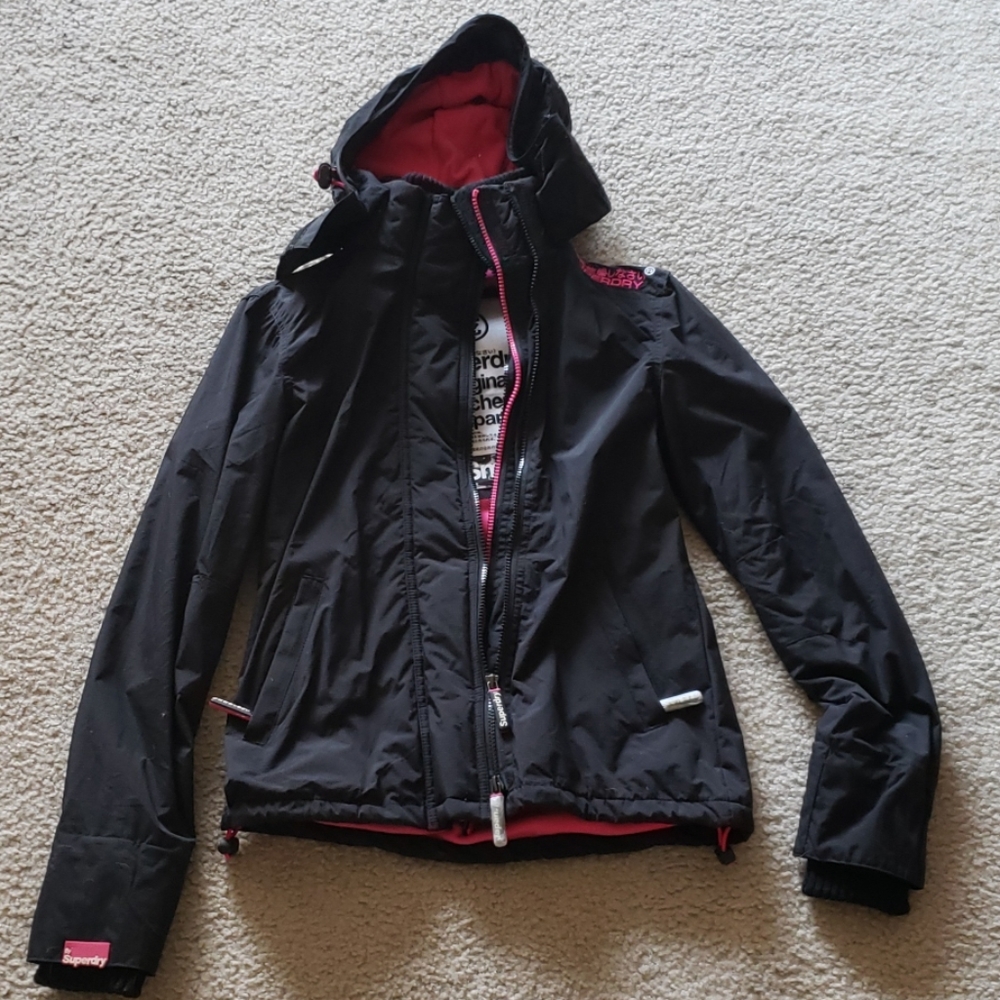 Pink XS Superdry windcheater